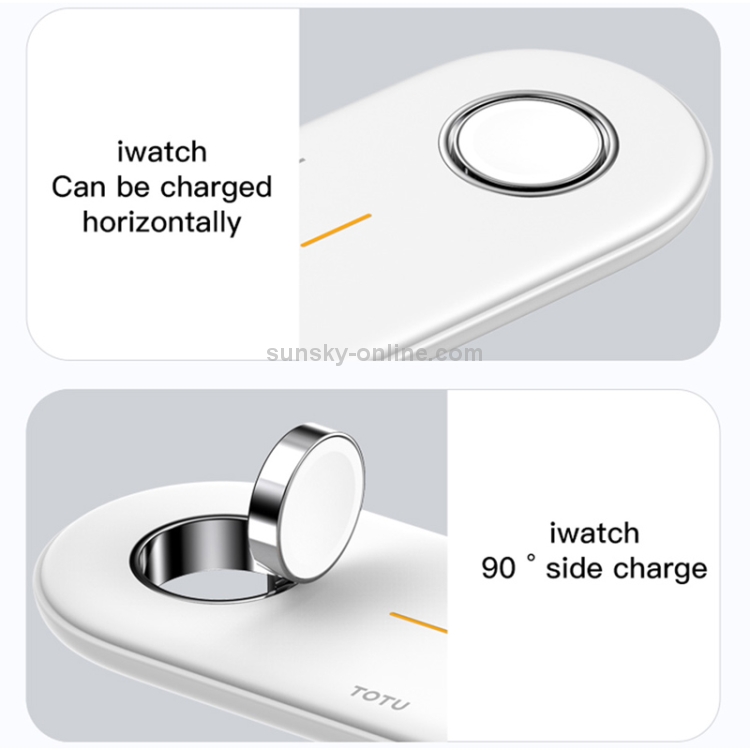 TOTUDESIGN CACW-028 Glory Series 2 in 1 10W Intelligent Wireless Charger TOTUDESIGN CACW-028 Glory Series 2 in 1 10W Intelligent Wireless Charger