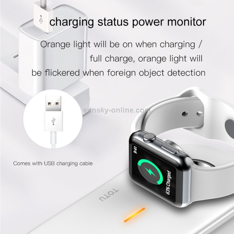 TOTUDESIGN CACW-028 Glory Series 2 in 1 10W Intelligent Wireless Charger TOTUDESIGN CACW-028 Glory Series 2 in 1 10W Intelligent Wireless Charger