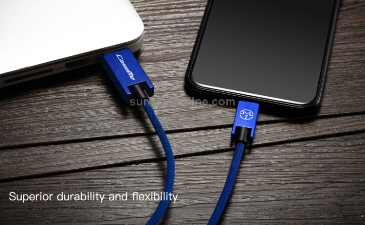 CaseMe 25cm 5V 2.1A Cloth Weave 3D Aluminium Alloy 8 Pin to USB Data Sync Charging Cable CaseMe 25cm 5V 2.1A Cloth Weave 3D Aluminium Alloy 8 Pin to USB Data Sync Charging Cable