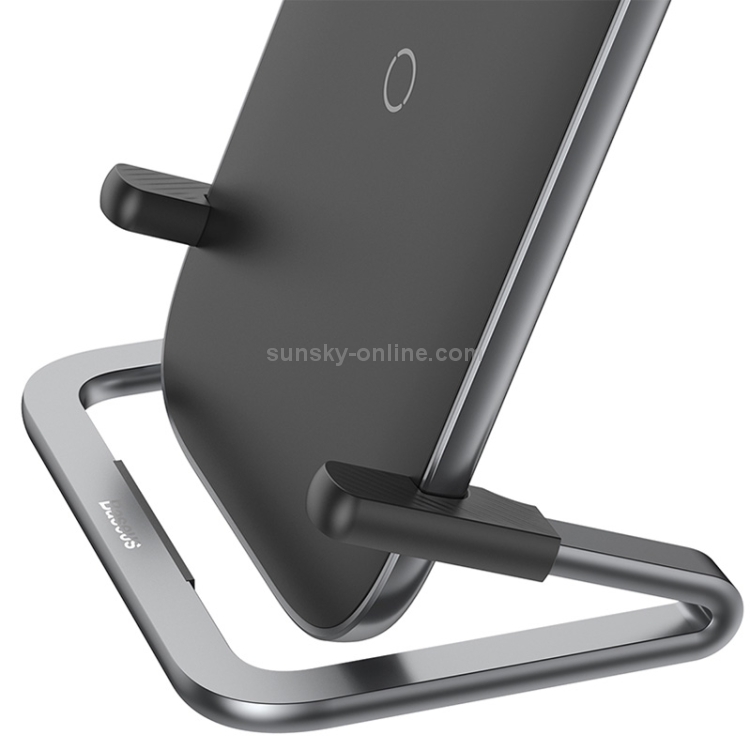Baseus 15W Rib Horizontal and Vertical Holder Wireless Charger with 1m USB Cable(Black) Baseus 15W Rib Horizontal and Vertical Holder Wireless Charger with 1m USB Cable(Black)