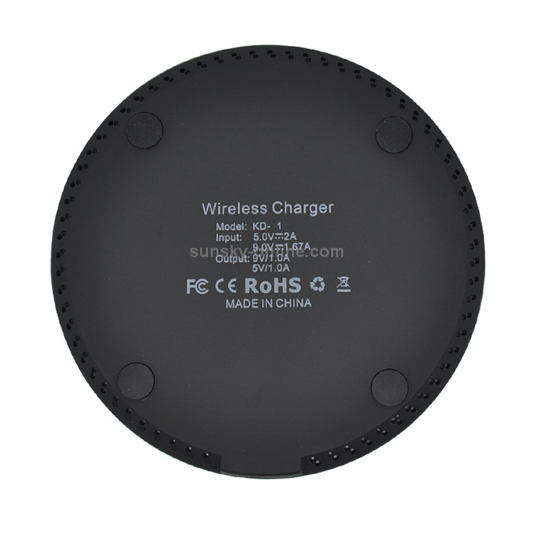 KD-1 Ultra-thin 10W Normal Charging Wireless Charger (Black) KD-1 Ultra-thin 10W Normal Charging Wireless Charger (Black)