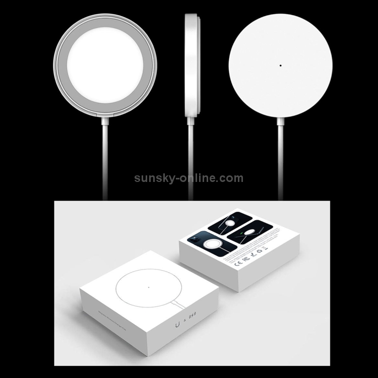 N3 15W QI Standard Magsafe Magnetic Wireless Fast Charge Charger (White) N3 15W QI Standard Magsafe Magnetic Wireless Fast Charge Charger (White)