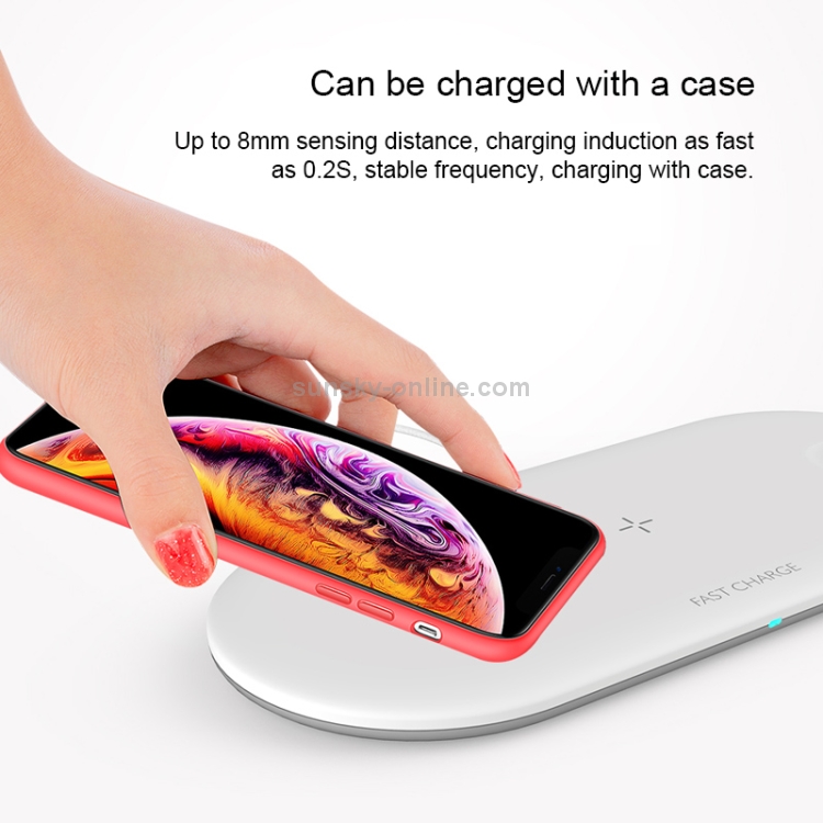 OJD-48 3 in 1 Quick Wireless Charger for iPhone, Apple Watch, AirPods (Purple) OJD-48 3 in 1 Quick Wireless Charger for iPhone, Apple Watch, AirPods (Purple)