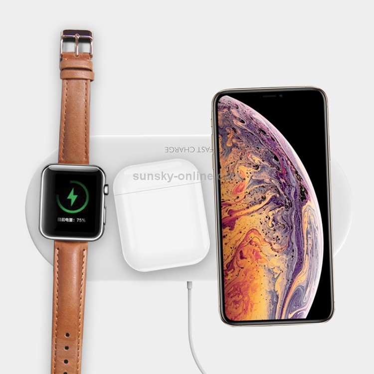 OJD-48 3 in 1 Quick Wireless Charger for iPhone, Apple Watch, AirPods (Purple) OJD-48 3 in 1 Quick Wireless Charger for iPhone, Apple Watch, AirPods (Purple)