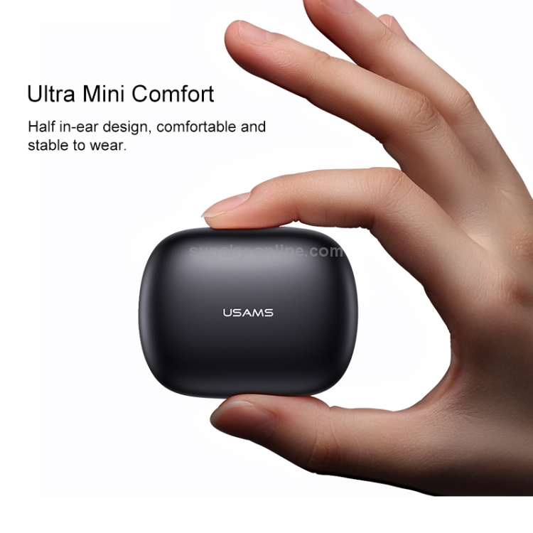 USAMS USAMS-SM001 Bluetooth 5.0 SM Series Mini TWS Binaural Wireless Bluetooth Earphone(White) USAMS USAMS-SM001 Bluetooth 5.0 SM Series Mini TWS Binaural Wireless Bluetooth Earphone(White)