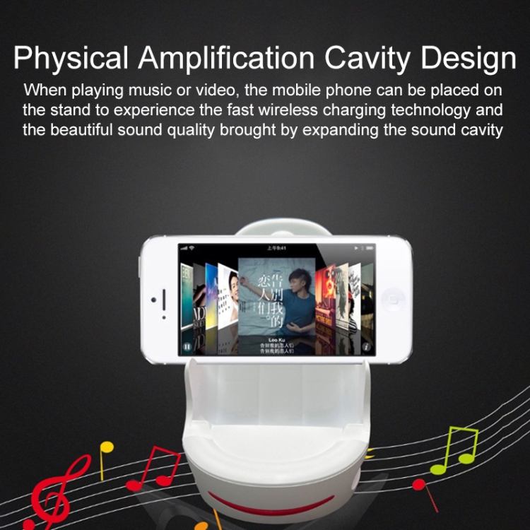 V8 15W Five-finger Sofa Phone Magnetic Suction Wireless Charger Stand (Black)