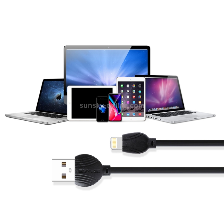 awei CL-63 2.5A 8 Pin Charging + Transmission Aluminum Alloy Data Cable, Length: 1m(Black) awei CL-63 2.5A 8 Pin Charging + Transmission Aluminum Alloy Data Cable, Length: 1m(Black)