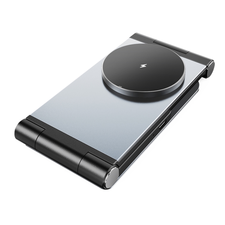 iFORCE T9 15W 3 in 1 Desktop Foldable Multi-Function Stand Magsafe Wireless Charger (Dark Gray) iFORCE T9 15W 3 in 1 Desktop Foldable Multi-Function Stand Magsafe Wireless Charger (Dark Gray)