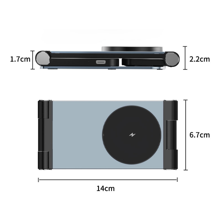 iFORCE T9 15W 3 in 1 Desktop Foldable Multi-Function Stand Magsafe Wireless Charger (Dark Gray) iFORCE T9 15W 3 in 1 Desktop Foldable Multi-Function Stand Magsafe Wireless Charger (Dark Gray)