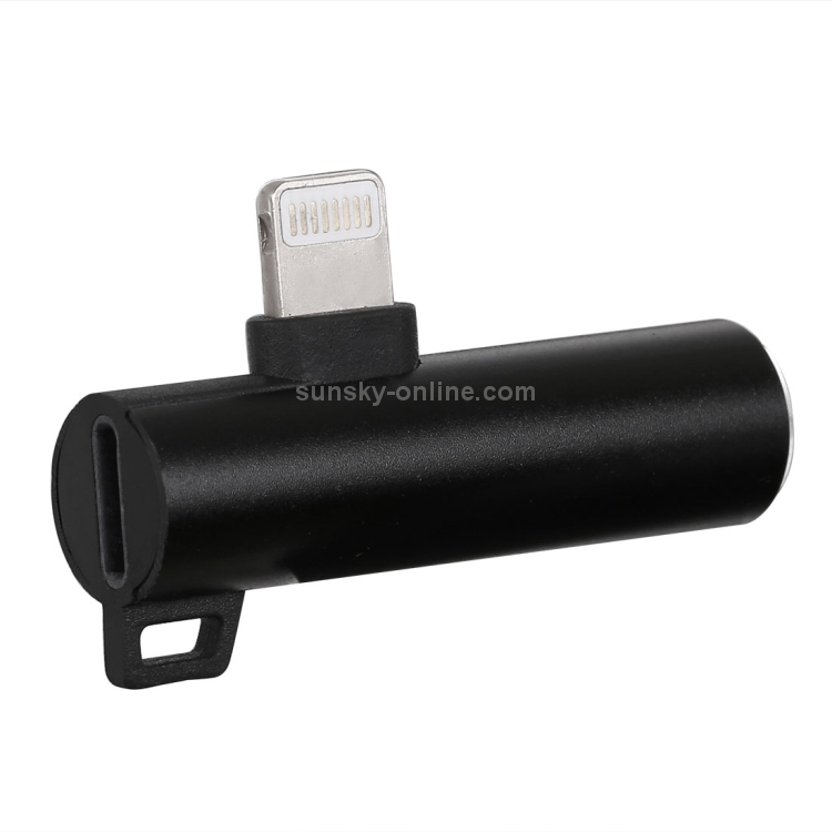2 in 1 Ball Head Shape 8 Pin + 3.5mm to 8 Pin Male Charging Audio Adapter(Black) 2 in 1 Ball Head Shape 8 Pin + 3.5mm to 8 Pin Male Charging Audio Adapter(Black)