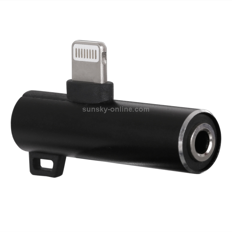 2 in 1 Ball Head Shape 8 Pin + 3.5mm to 8 Pin Male Charging Audio Adapter(Black) 2 in 1 Ball Head Shape 8 Pin + 3.5mm to 8 Pin Male Charging Audio Adapter(Black)