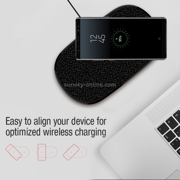 NILLKIN 10W Double Shadows Dual Fast Wireless Charging Pad NILLKIN 10W Double Shadows Dual Fast Wireless Charging Pad