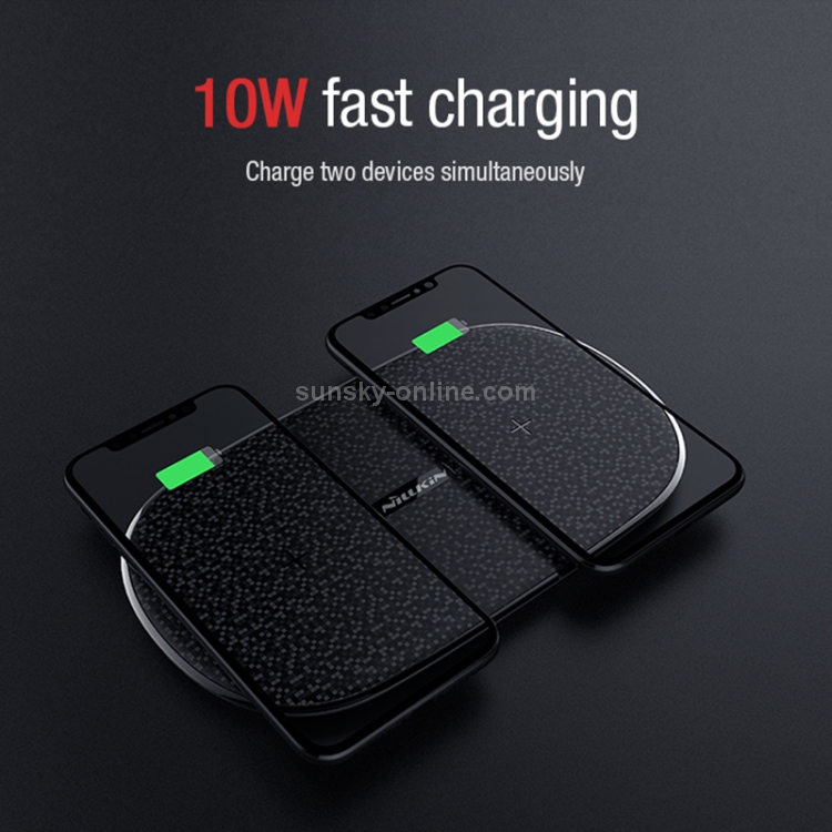 NILLKIN 10W Double Shadows Dual Fast Wireless Charging Pad NILLKIN 10W Double Shadows Dual Fast Wireless Charging Pad