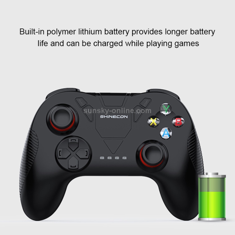 SHINECON Game Handle Mobile Bluetooth Adapter King Glory Game Assistant Tool(Black) SHINECON Game Handle Mobile Bluetooth Adapter King Glory Game Assistant Tool(Black)