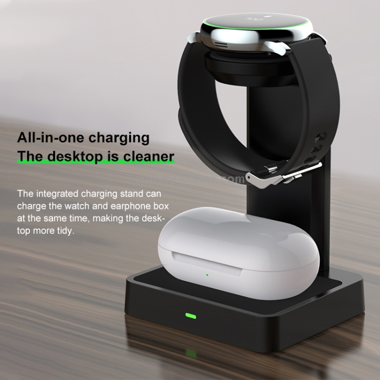 DXL-WA12 2 In 1 Wireless Charger Station for Samsung Watch / Galaxy Buds 2019 DXL-WA12 2 In 1 Wireless Charger Station for Samsung Watch / Galaxy Buds 2019