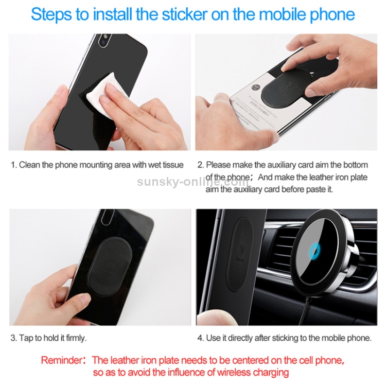 Baseus WXER-01 Big Ears Series Car Mount Magnetic Wireless Charging Phone Holder(Black) Baseus WXER-01 Big Ears Series Car Mount Magnetic Wireless Charging Phone Holder(Black)