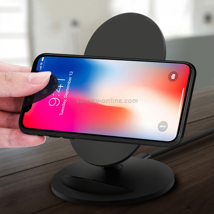 M8 10W Vertical Wireless Charging Charger for iPhone XR / XS Max / Galaxy S9+ / S9 / Huawei Mate 20 Pro and Other QI-enabled Device (Black) M8 10W Vertical Wireless Charging Charger for iPhone XR / XS Max / Galaxy S9+ / S9 / Huawei Mate 20 Pro and Other QI-enabled Device (Black)