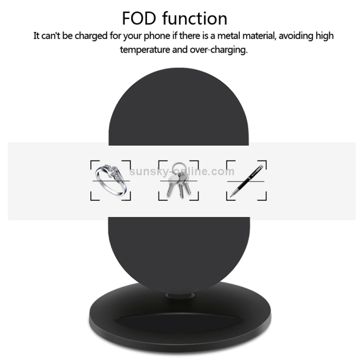 M8 10W Vertical Wireless Charging Charger for iPhone XR / XS Max / Galaxy S9+ / S9 / Huawei Mate 20 Pro and Other QI-enabled Device (Black) M8 10W Vertical Wireless Charging Charger for iPhone XR / XS Max / Galaxy S9+ / S9 / Huawei Mate 20 Pro and Other QI-enabled Device (Black)