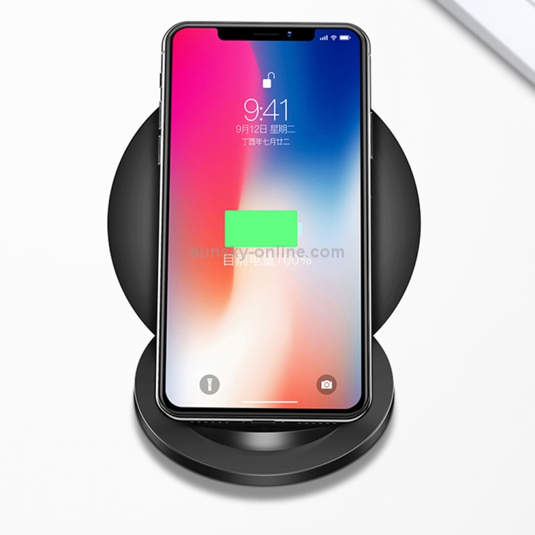 Q8 10W Vertical Wireless Charging Charger for iPhone XR / XS Max / Galaxy S9+ / S9 / Huawei Mate 20 Pro and Other QI-enabled Device (Black) Q8 10W Vertical Wireless Charging Charger for iPhone XR / XS Max / Galaxy S9+ / S9 / Huawei Mate 20 Pro and Other QI-enabled Device (Black)