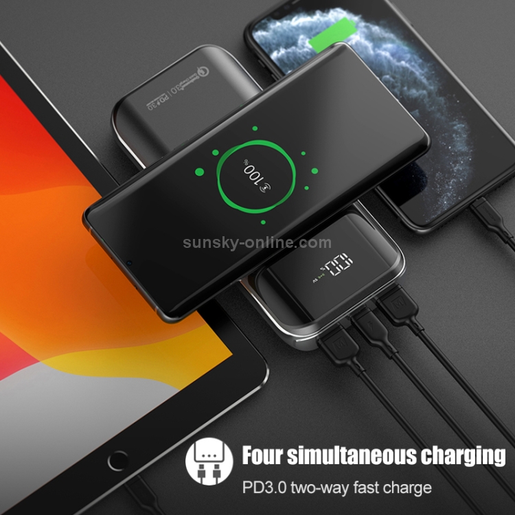 MOMAX IP92 Q.Power AIR2+ Smart Mobile Phone Digital Display Wireless Charger (Black) MOMAX IP92 Q.Power AIR2+ Smart Mobile Phone Digital Display Wireless Charger (Black)