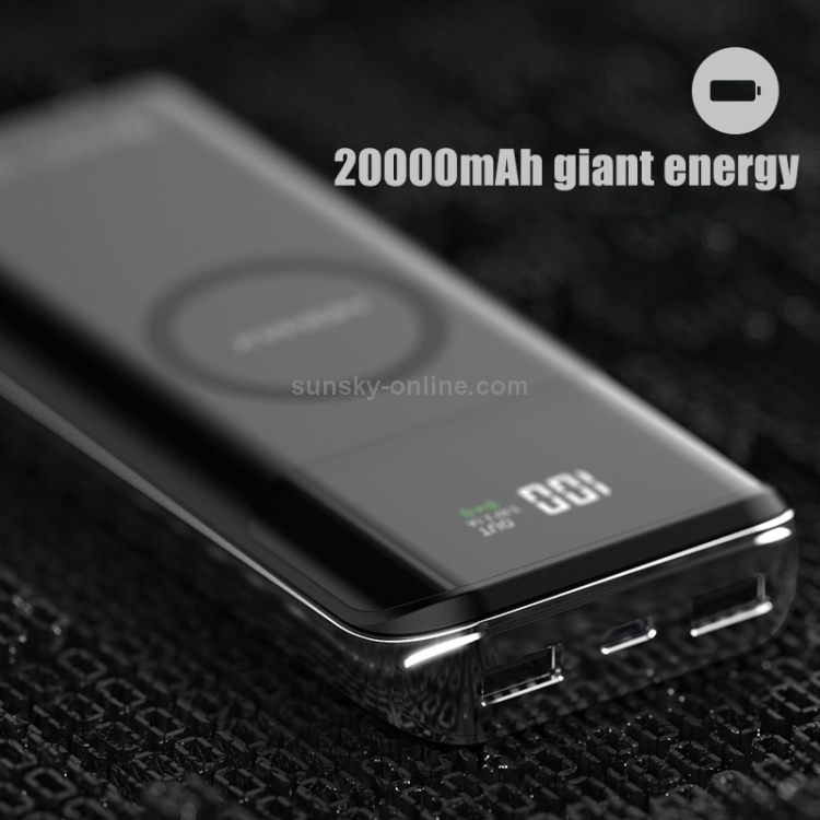 MOMAX IP92 Q.Power AIR2+ Smart Mobile Phone Digital Display Wireless Charger (Black) MOMAX IP92 Q.Power AIR2+ Smart Mobile Phone Digital Display Wireless Charger (Black)