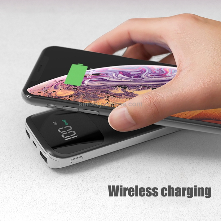 MOMAX IP90 Q.Power AIR2 Smart Mobile Phone Digital Display Wireless Charger (Black) MOMAX IP90 Q.Power AIR2 Smart Mobile Phone Digital Display Wireless Charger (Black)