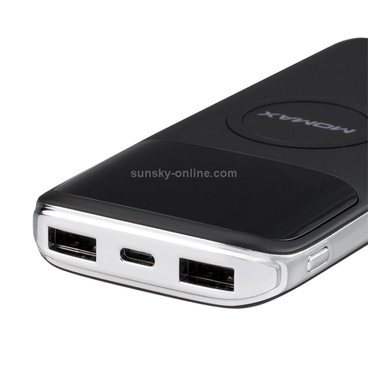 MOMAX IP90 Q.Power AIR2 Smart Mobile Phone Digital Display Wireless Charger (Black) MOMAX IP90 Q.Power AIR2 Smart Mobile Phone Digital Display Wireless Charger (Black)