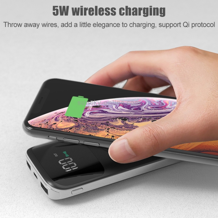 MOMAX IP90 Q.Power AIR2 Smart Mobile Phone Digital Display Wireless Charger (Black) MOMAX IP90 Q.Power AIR2 Smart Mobile Phone Digital Display Wireless Charger (Black)