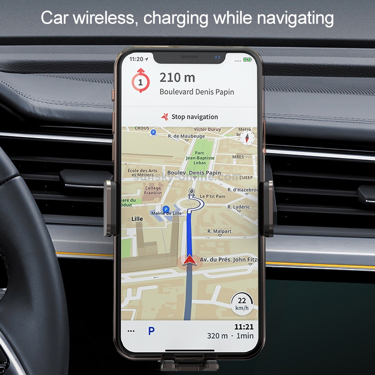 Momax CM11 Car Air Outlet Automatic Induction Bracket Qi Standard Wireless Charger Momax CM11 Car Air Outlet Automatic Induction Bracket Qi Standard Wireless Charger