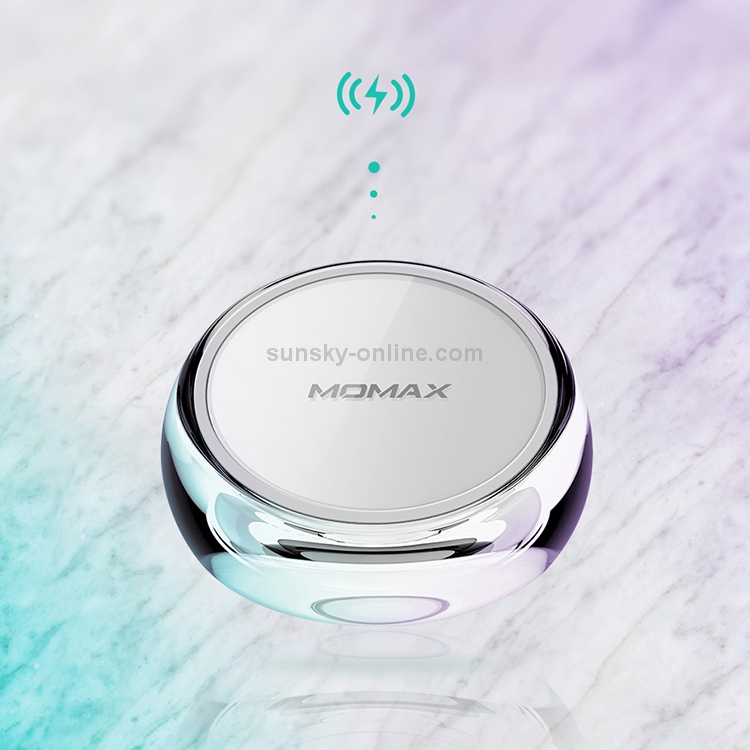 Momax 7.5W/10W Qi Standard Fast Charging Transparent Crystal Wireless Charger for iPhone XS Max / 8 Plus / Galaxy S9+ / Note8 / Note9 Momax 7.5W/10W Qi Standard Fast Charging Transparent Crystal Wireless Charger for iPhone XS Max / 8 Plus / Galaxy S9+ / Note8 / Note9