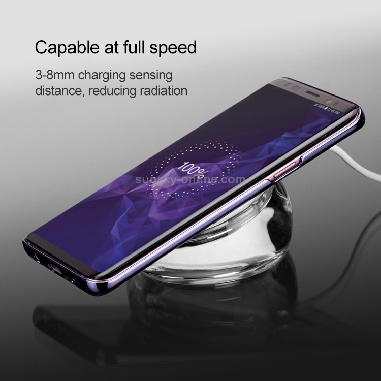 Momax 7.5W/10W Qi Standard Fast Charging Transparent Crystal Wireless Charger for iPhone XS Max / 8 Plus / Galaxy S9+ / Note8 / Note9 Momax 7.5W/10W Qi Standard Fast Charging Transparent Crystal Wireless Charger for iPhone XS Max / 8 Plus / Galaxy S9+ / Note8 / Note9
