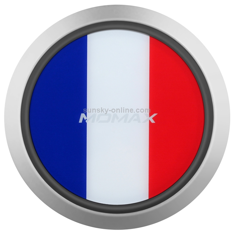 Momax France Pattern Creative Qi Standard Fast Charging Wireless Charger Momax France Pattern Creative Qi Standard Fast Charging Wireless Charger