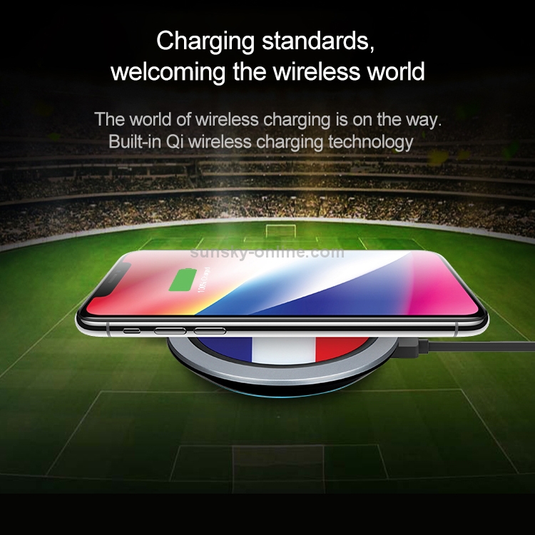 Momax England Pattern Creative Qi Standard Fast Charging Wireless Charger Momax England Pattern Creative Qi Standard Fast Charging Wireless Charger