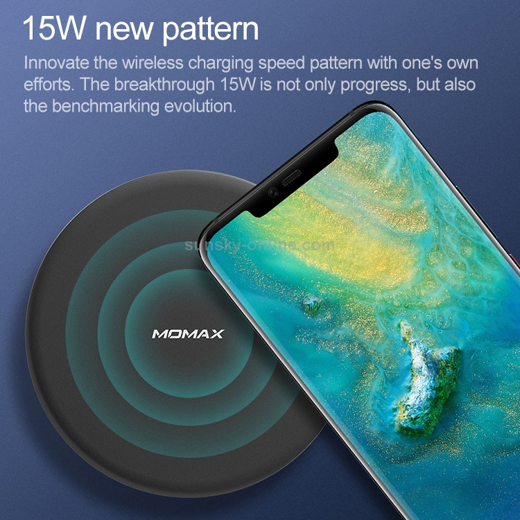 Momax Qi Standard Fast Charging Wireless Charger for iPhone / Galaxy / Huawei / Xiaomi(Silver) Momax Qi Standard Fast Charging Wireless Charger for iPhone / Galaxy / Huawei / Xiaomi(Silver)