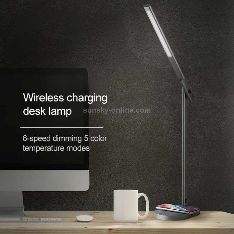 Momax QL1 2 in 1 Qi Standard Fast Charging Wireless Charger LED Desk Lamp, UK Plug Momax QL1 2 in 1 Qi Standard Fast Charging Wireless Charger LED Desk Lamp, UK Plug