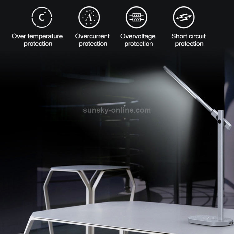 Momax QL1 2 in 1 Qi Standard Fast Charging Wireless Charger LED Desk Lamp, UK Plug Momax QL1 2 in 1 Qi Standard Fast Charging Wireless Charger LED Desk Lamp, UK Plug