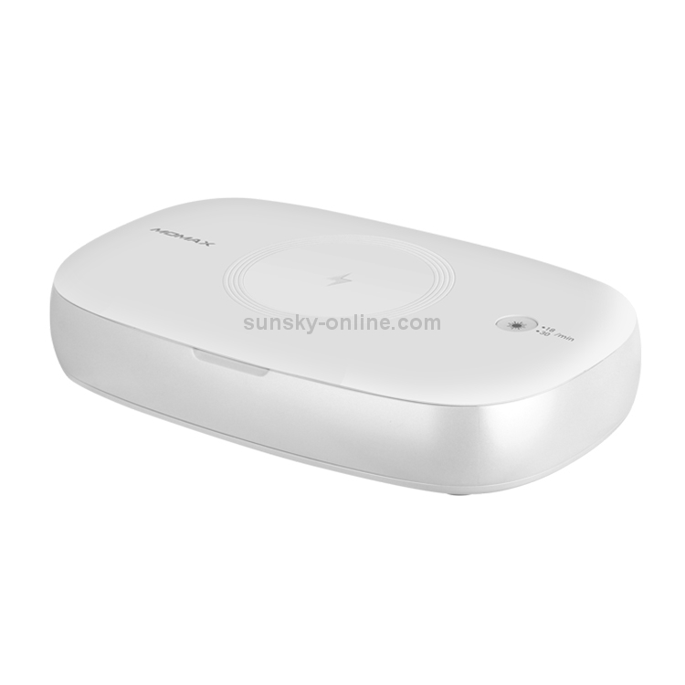 Momax 10W Qi Standard Fast Charging Wireless Charger Mobile Phone Jewelry UV Disinfection Cleaning Box Momax 10W Qi Standard Fast Charging Wireless Charger Mobile Phone Jewelry UV Disinfection Cleaning Box