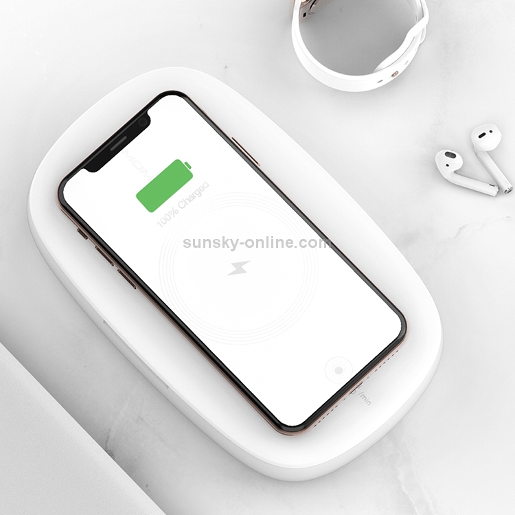 Momax 10W Qi Standard Fast Charging Wireless Charger Mobile Phone Jewelry UV Disinfection Cleaning Box Momax 10W Qi Standard Fast Charging Wireless Charger Mobile Phone Jewelry UV Disinfection Cleaning Box