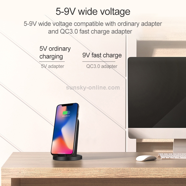 Momax 10W Qi Standard Supportive Design Double Coil Mode Fast Charging Wireless Charger (Black) Momax 10W Qi Standard Supportive Design Double Coil Mode Fast Charging Wireless Charger (Black)