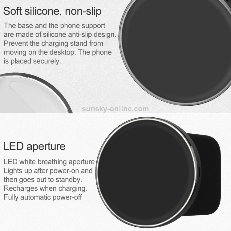 Momax 10W Qi Standard Supportive Design Double Coil Mode Fast Charging Wireless Charger (Black) Momax 10W Qi Standard Supportive Design Double Coil Mode Fast Charging Wireless Charger (Black)