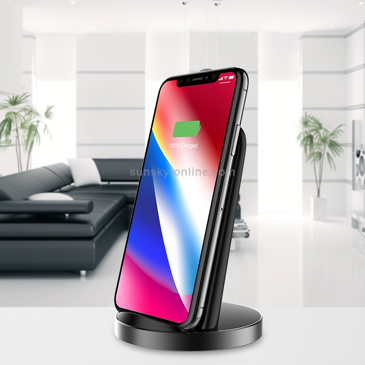 Momax 10W Qi Standard Supportive Design Double Coil Mode Fast Charging Wireless Charger (Black) Momax 10W Qi Standard Supportive Design Double Coil Mode Fast Charging Wireless Charger (Black)