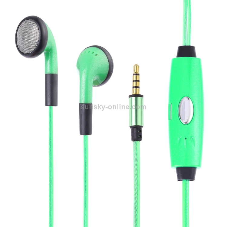 1m 3.5mm Plug Universal Stereo Visible EL Flowing Light Earphones with Mic (Green) 1m 3.5mm Plug Universal Stereo Visible EL Flowing Light Earphones with Mic (Green)