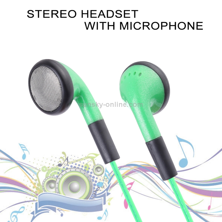1m 3.5mm Plug Universal Stereo Visible EL Flowing Light Earphones with Mic (Green) 1m 3.5mm Plug Universal Stereo Visible EL Flowing Light Earphones with Mic (Green)