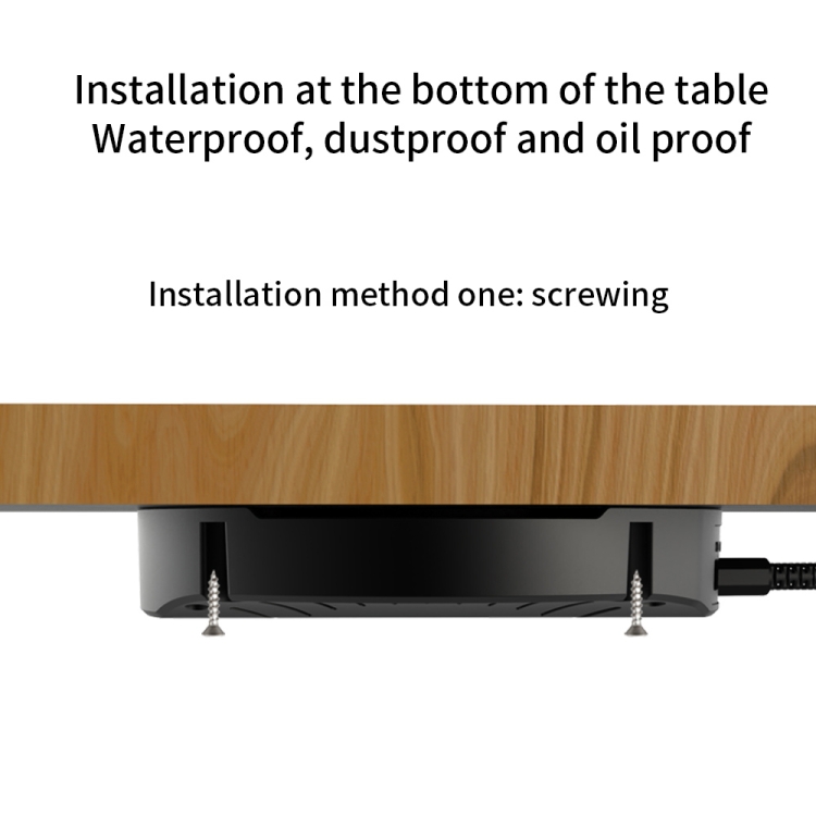 T16 10W Long-distance Air-tight Magnetic Wireless Charger for Desktops Within 30mm Thickness T16 10W Long-distance Air-tight Magnetic Wireless Charger for Desktops Within 30mm Thickness