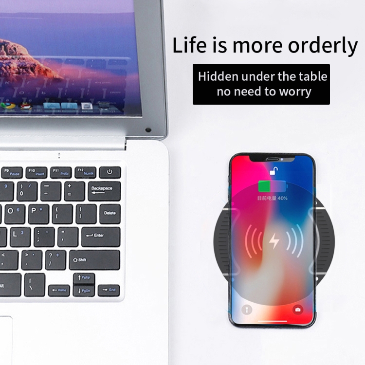 T16 10W Long-distance Air-tight Magnetic Wireless Charger for Desktops Within 30mm Thickness T16 10W Long-distance Air-tight Magnetic Wireless Charger for Desktops Within 30mm Thickness