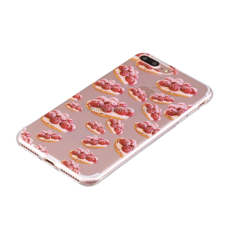 Strawberry Pie Pattern Soft TPU Case for iPhone 8 Plus & 7 Plus Strawberry Pie Pattern Soft TPU Case for iPhone 8 Plus & 7 Plus