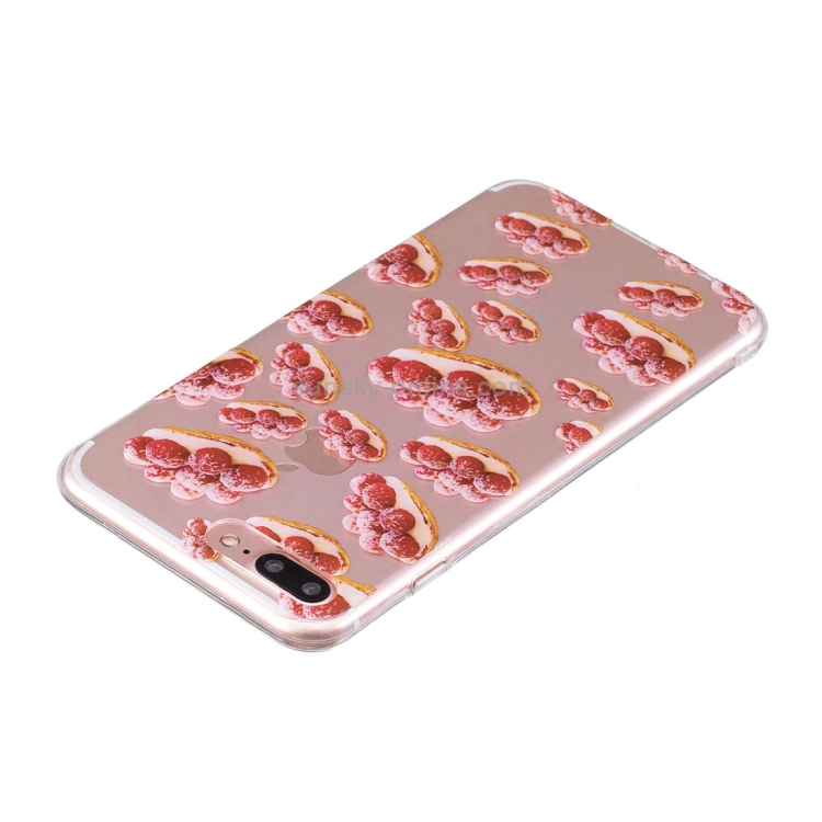 Strawberry Pie Pattern Soft TPU Case for iPhone 8 Plus & 7 Plus Strawberry Pie Pattern Soft TPU Case for iPhone 8 Plus & 7 Plus