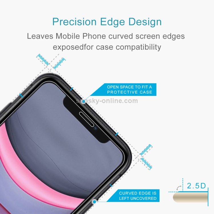 For iPhone 11 / XR 100pcs 0.26mm 9H 2.5D Tempered Glass Film For iPhone 11 / XR 100pcs 0.26mm 9H 2.5D Tempered Glass Film