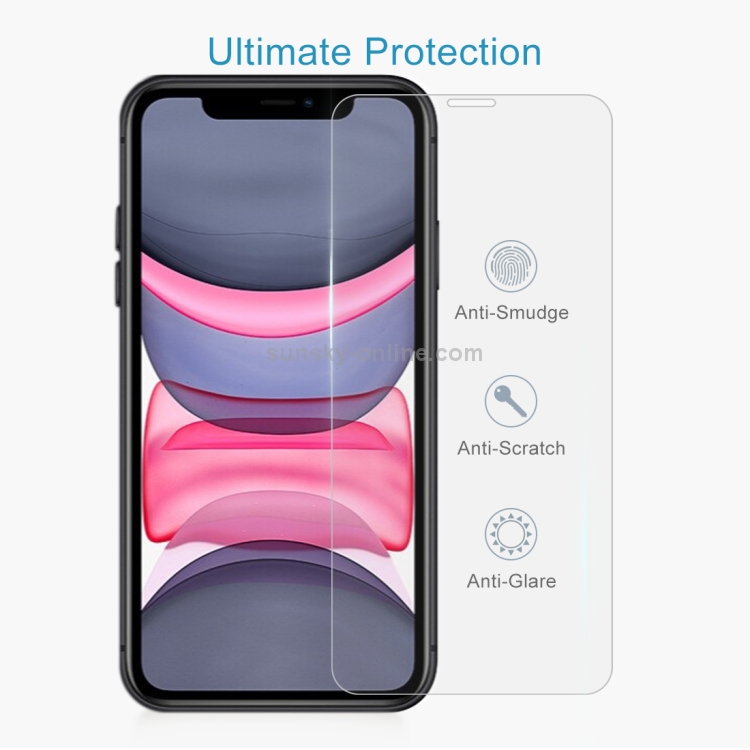 For iPhone 11 / XR 100pcs 0.26mm 9H 2.5D Tempered Glass Film For iPhone 11 / XR 100pcs 0.26mm 9H 2.5D Tempered Glass Film