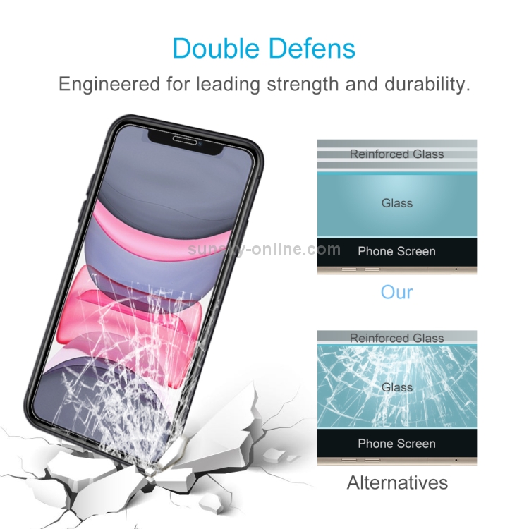For iPhone 11 / XR 100pcs 0.26mm 9H 2.5D Tempered Glass Film For iPhone 11 / XR 100pcs 0.26mm 9H 2.5D Tempered Glass Film